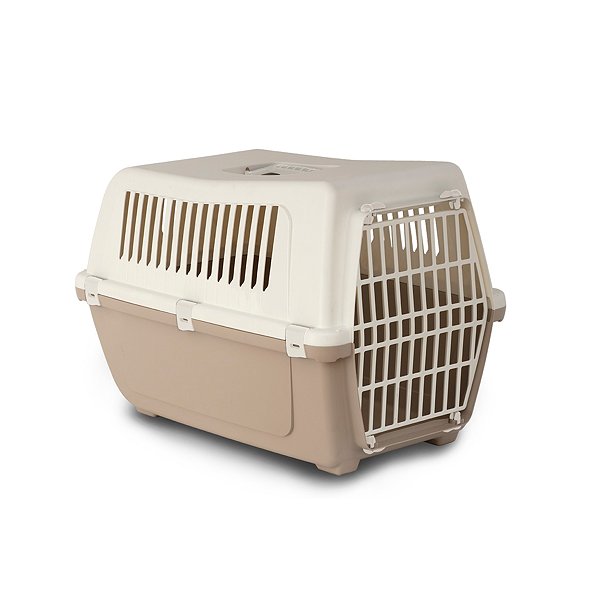 Переноска для животных L Lilli Pet контейнер для собак мелких и средних пород транспортный бокс перевозка 54*35*38 см мокко