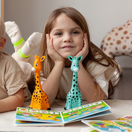 Интерактивная игрушка BertToys Жирафик Бонни оранжевый - фото 17