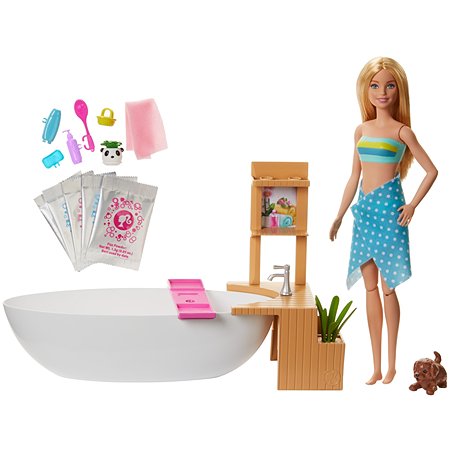 Набор игровой Barbie Спа-салон GJN32 - фото 1