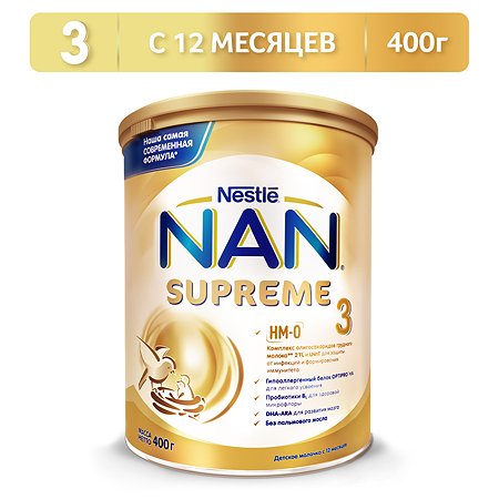 Молочко NAN Supreme 3 400г с 12месяцев - фото 1