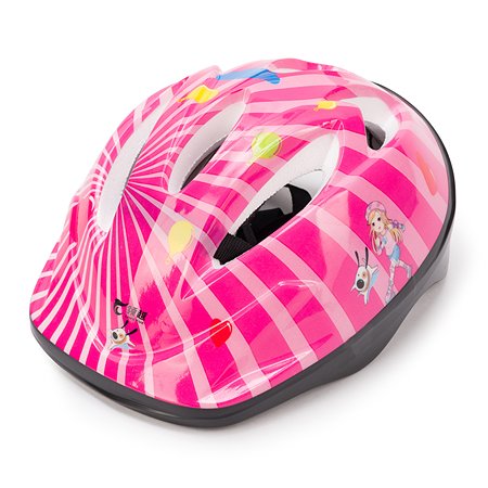 Набор SXRide ролики шлем и защита YXSKB02 розовые размер M 35-38 - фото 3