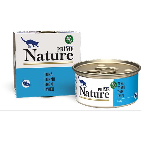 Корм для кошек Prime Nature 85г тунец в желе