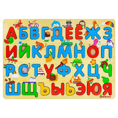 Учим буквы Alatoys 2 в 1 Алфавит и Азбука - фото 15