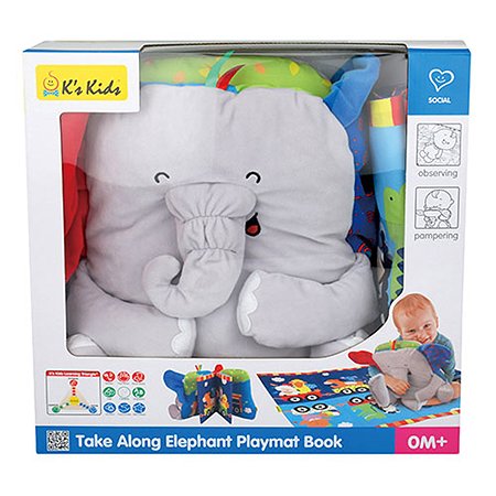 Развивающая игрушка-коврик K'S KIDS Слон