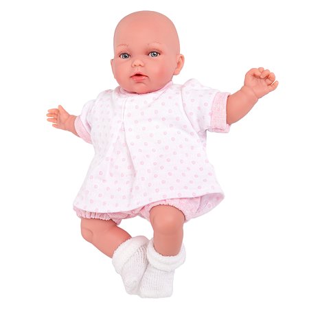Кукла шарнирная Antonio Juan Айна в розовом 29 см лепечет мягконабивная - фото 7