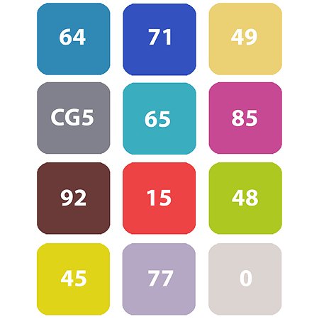 Набор маркеров для скетчинга Prof-Press Colorful tones двусторонние 60 штук - фото 10