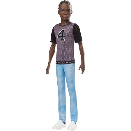 Кукла Barbie Игра с модой Кен в футболке и джинсах GDV13 - фото 1