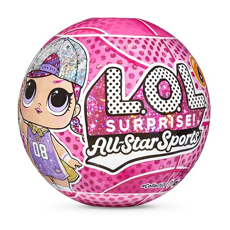 Кукла L.O.L. Surprise! All Star Sports PDQ-Basket в непрозрачной упаковке (Сюрприз) - фото 14