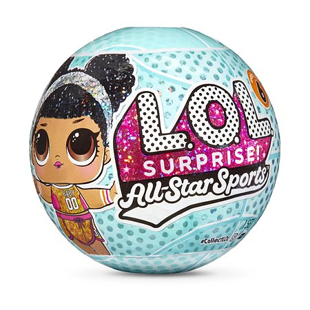 Кукла L.O.L. Surprise! All Star Sports PDQ-Basket в непрозрачной упаковке (Сюрприз) - фото 15
