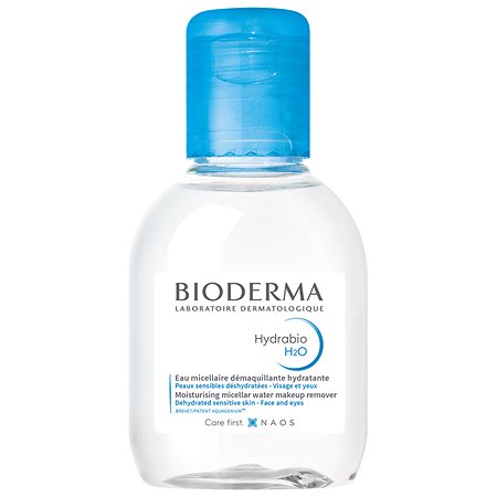Мицеллярная вода H2O Bioderma Hydrabio очищающая для обезвоженной кожи лица 100 мл