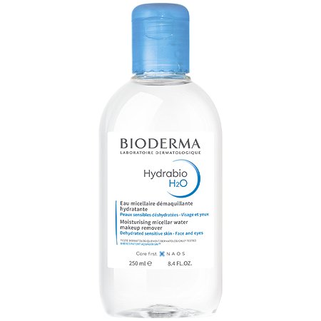 Мицеллярная вода H2O Bioderma Hydrabio очищающая для обезвоженной кожи лица 250 мл
