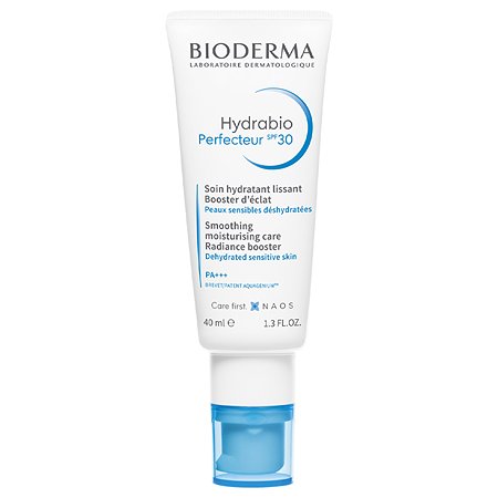Крем Перфектор Bioderma Hydrabio SPF30 солнцезащитный для обезвоженной кожи лица 40мл