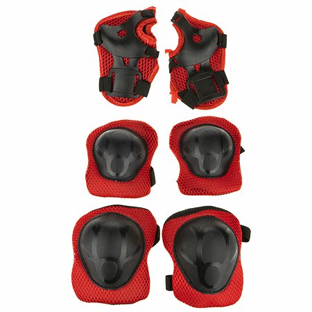 Комплект защиты Navigator красный наколенники налокотники перчатки
