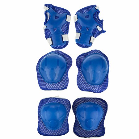 Комплект защиты Navigator синий наколенники налокотники перчатки - фото 1