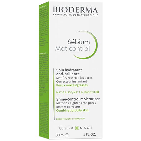 Крем Bioderma Sebium матирующий увлажняющий для жирной и комбинированной кожи лица 30 мл - фото 4