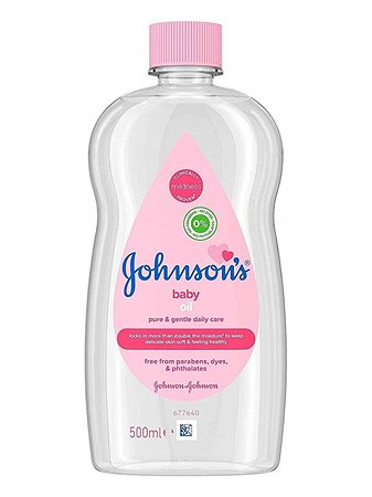 Массажное масло Johnsons для тела новорожденных 500 мл - фото 1