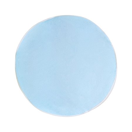 Наматрасник Пелигрин для детской кровати непромокаемый махровый круглый и овальный 2 шт голубой - фото 4