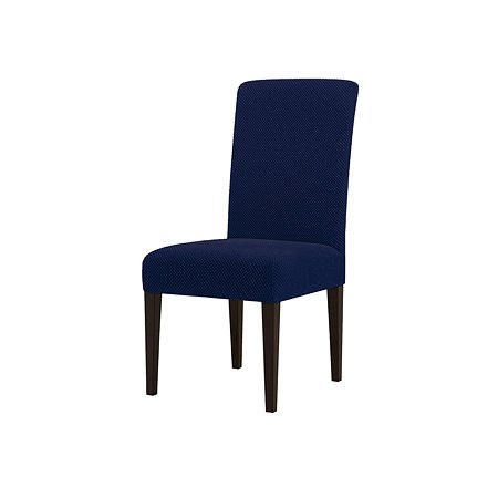 Чехол на стул LuxAlto Коллекция Fukra oval Темно-синий