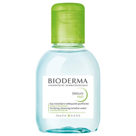 Мицеллярная вода H2O Bioderma Sebium очищающая для жирной и проблемной кожи лица 100 мл - фото 1