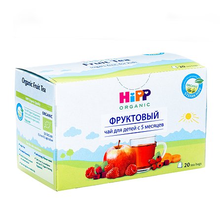 Чай Hipp детский фруктовый в пакетиках 40г с 5месяцев - фото 1