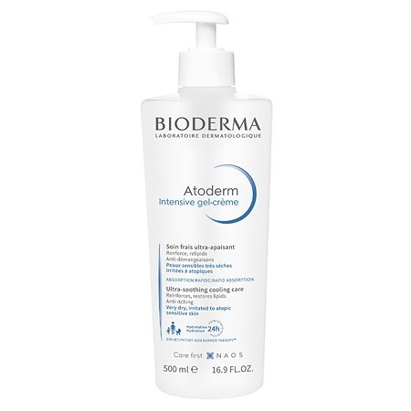 Гель-Крем Bioderma Atoderm освежающий гель-крем при атопии и экземе 500 мл - фото 1