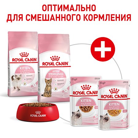 Корм для кошек Royal Canin 85г*10шт Kitten - фото 6