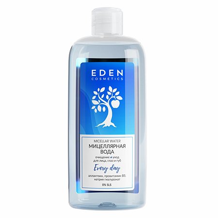 Мицелярная вода EDEN для снятия макияжа для всех типов кожи 250мл - фото 1