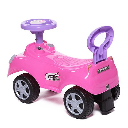 Каталка BabyCare Speedrunner музыкальный руль розовый - фото 5
