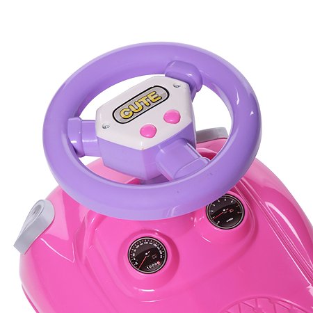 Каталка BabyCare Speedrunner музыкальный руль розовый - фото 6