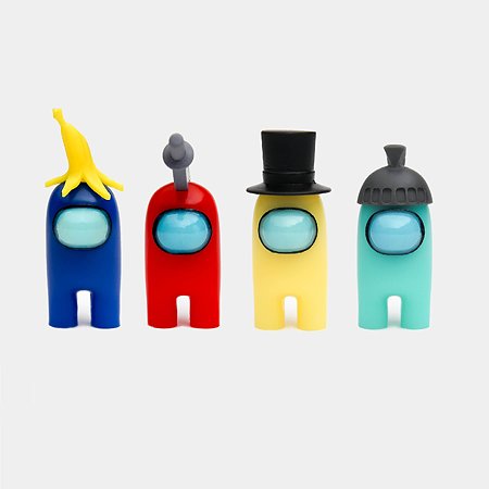 Игровой набор Fanzo Store Миниатюрные коллекционные фигурки-игрушки для детей Among us светящиеся в темноте