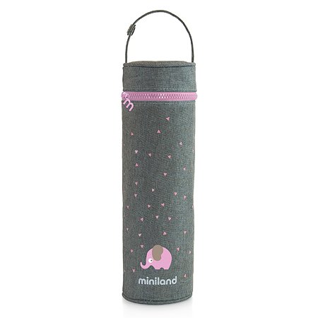 Термосумка Miniland для бутылочек Silky розовый 500 мл