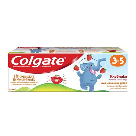 Зубная паста Colgate Клубника 60мл 3-5лет - фото 3