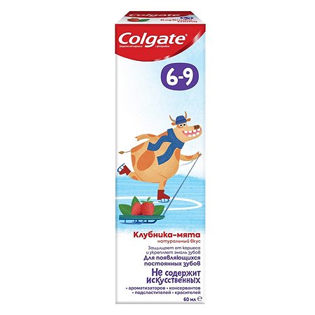 Зубная паста Colgate Клубника-Мята 60мл 6-9лет - фото 6