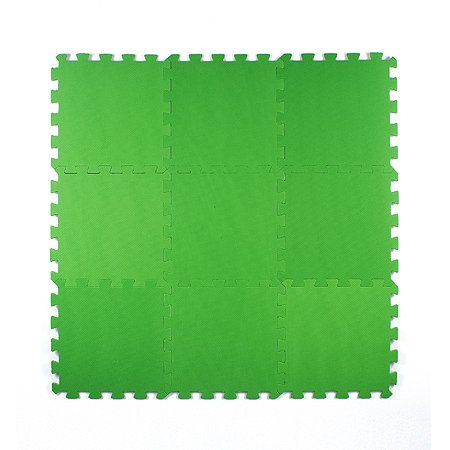 Мягкий пол коврик-пазл Eco cover развивающий зеленый 33х33 - фото 2