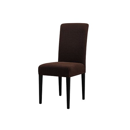 Чехол на стул LuxAlto Коллекция Fukra oval коричневый