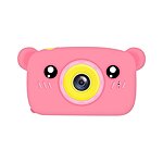Детский фотоаппарат Seichi Мишка розовый