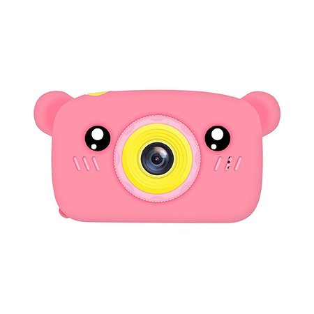 Детский фотоаппарат Seichi Мишка розовый