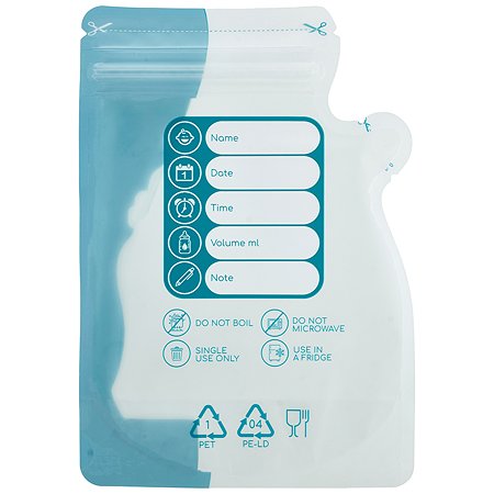 Пакеты для хранения грудного молока BABOO 25шт 2-005 - фото 4