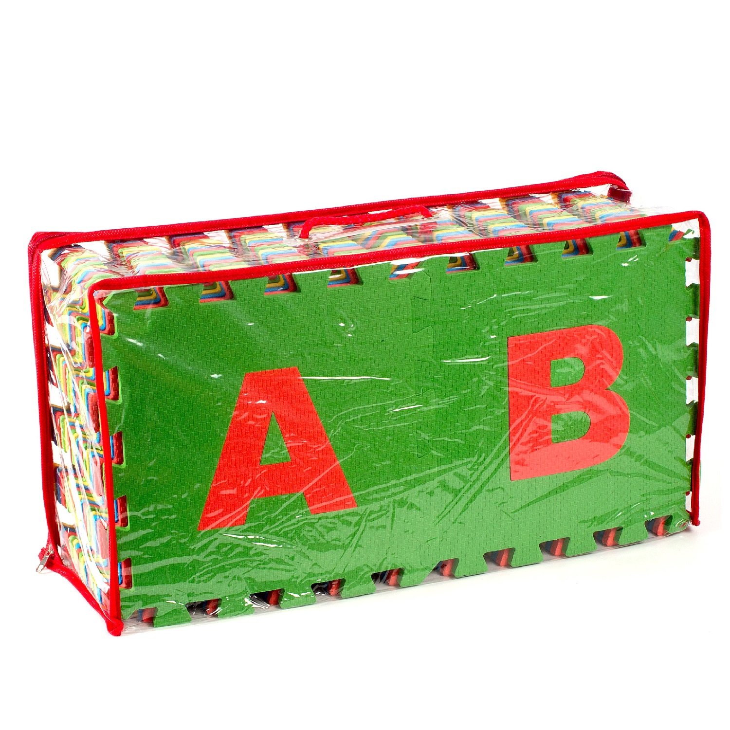 Мягкий пол коврик-пазл Eco cover развивающий Русский Алфавит 25х25 - фото 3