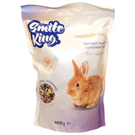 Корм для кролика Smile King дой-пак пакет 600 г