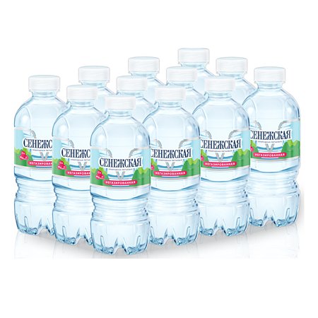 Вода питьевая Сенежская 0.33 л негазированная (12 шт в упаковке)