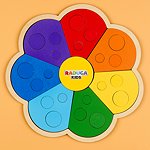 Мозаика-сортер Raduga Kids Цветик семицветик больше-меньше