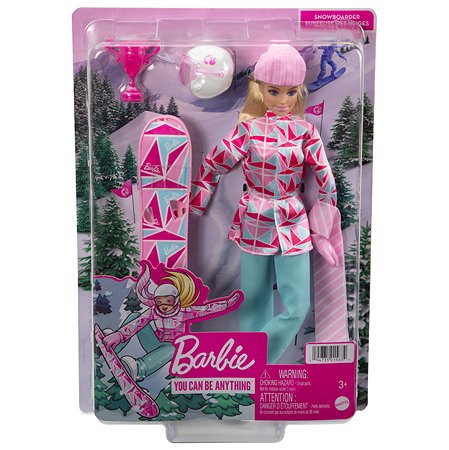 Кукла Barbie Зимние виды спорта Сноубордист HCN32 - фото 2