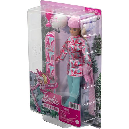 Кукла Barbie Зимние виды спорта Сноубордист HCN32 - фото 3