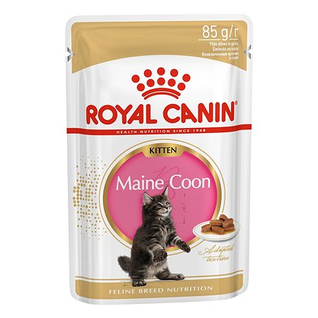 Корм влажный для котят ROYAL CANIN Kitten Maine Coon 85г соус пауч