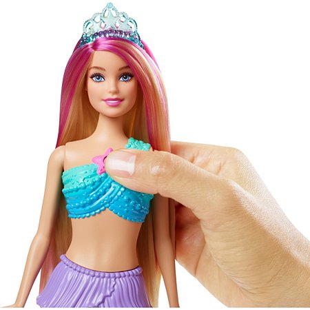 Кукла Barbie Сверкающая русалочка HDJ36 - фото 3