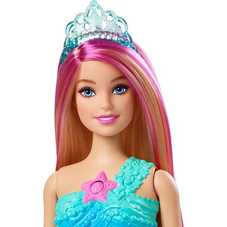 Кукла Barbie Сверкающая русалочка HDJ36 - фото 4