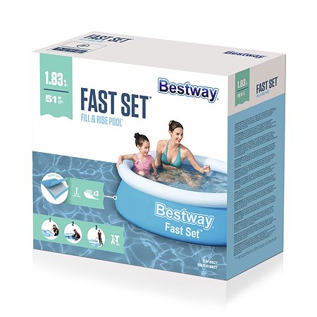 Бассейн Bestway Fast Set 57392 - фото 2