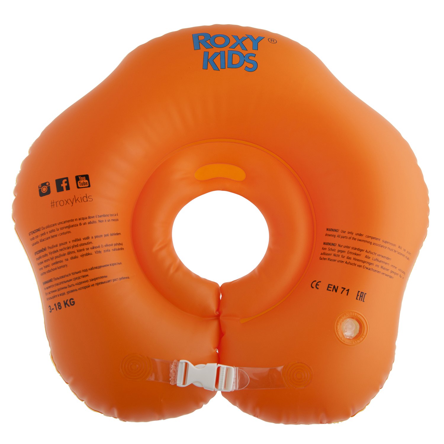 Круг на шею ROXY-KIDS Kids для купания малышей надувной Teddy Circus - фото 2