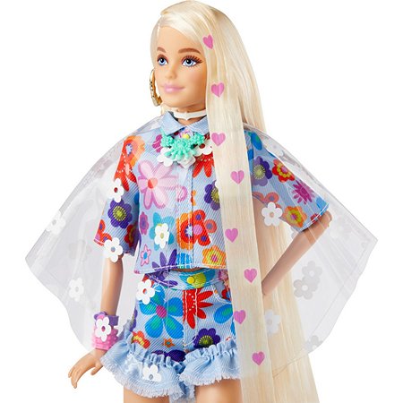 Кукла Barbie Экстра в одежде с цветочным принтом HDJ45 - фото 7